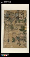 藏品(古代風月嬉戲畫像)的圖片